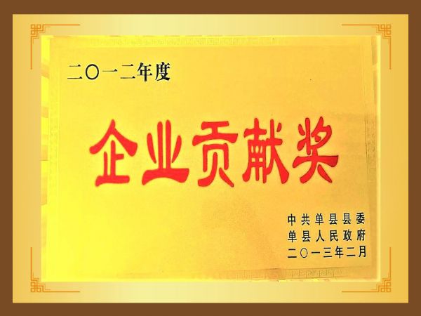 企（qǐ）業貢獻獎